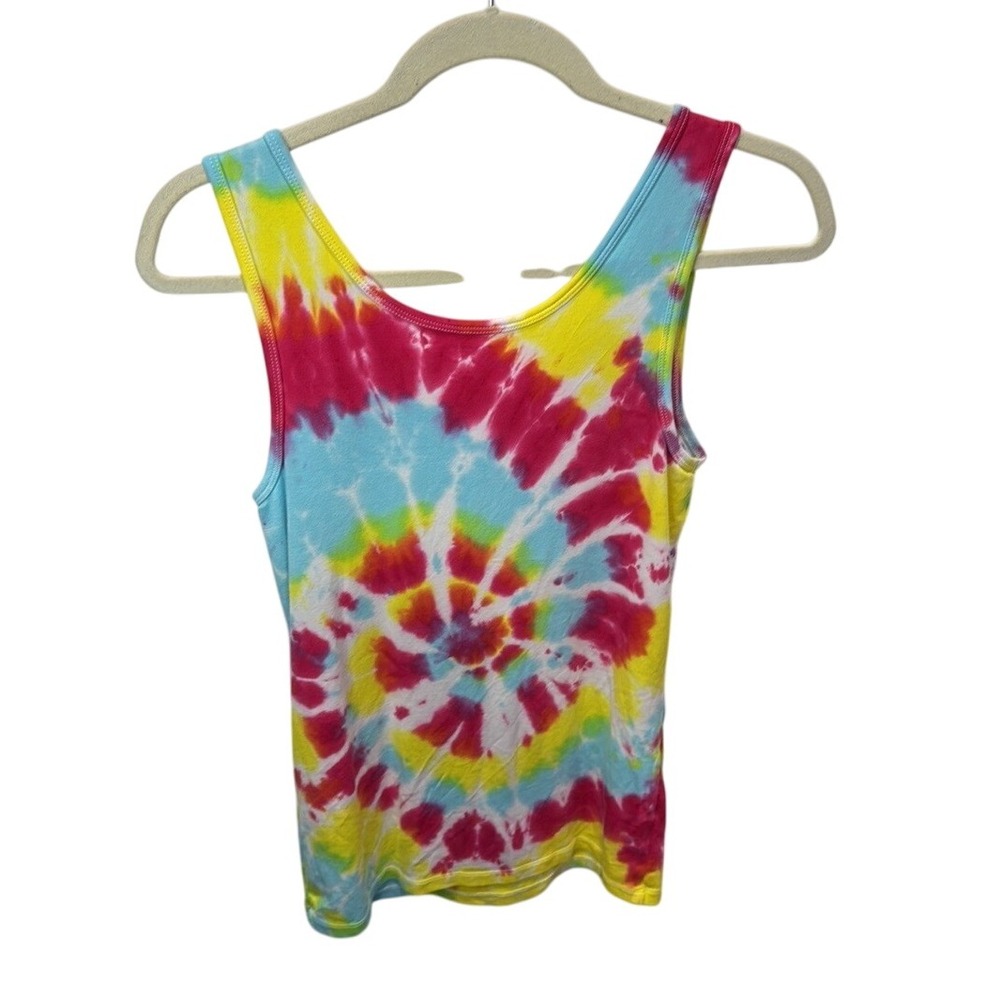 Amazon Essentials Tie Dye Tank Top Sleeveless Casual Colorful  Size‎ L